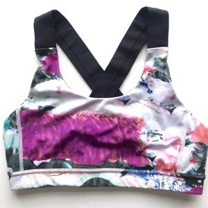 Lululemon All sport crisscross band in paint multi